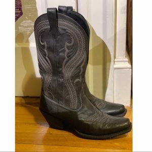 Ariat women western black boots size 11